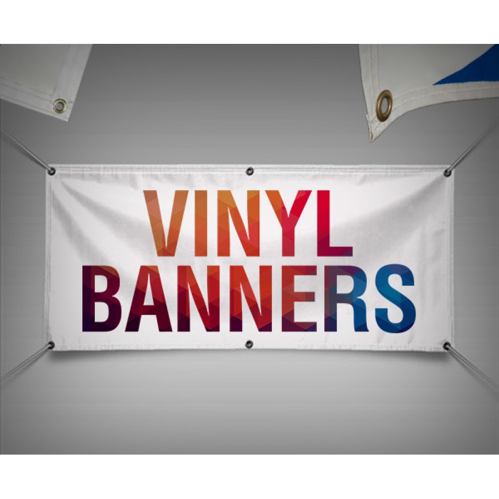 4x30 ft Custom Vinyl Banner 13 oz Full Color Sign Printing